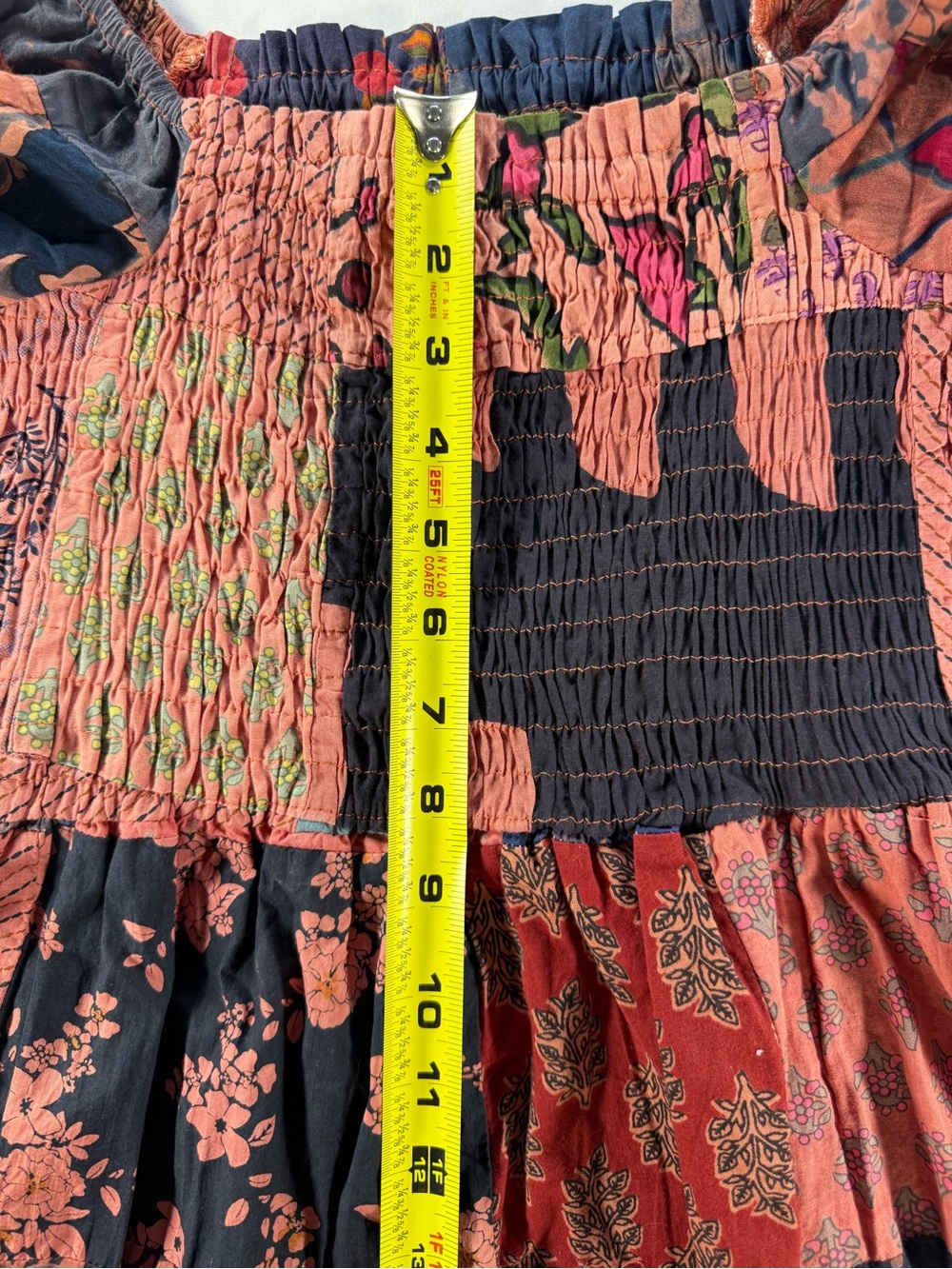 Bohemian Patchwork Maxi Dress | Cottage Core | Bohemian Comfort - Picture 10 of 15